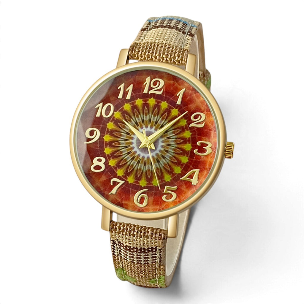 Montre Femme Quartz – Bracelet Élégant