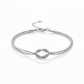 Bracelet Chaîne Serpent Nouée – Acier Inoxydable