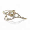 Montre Femme à Quartz – Boitier Rond Décoré | Bracelet Alliage Doré ou Argenté