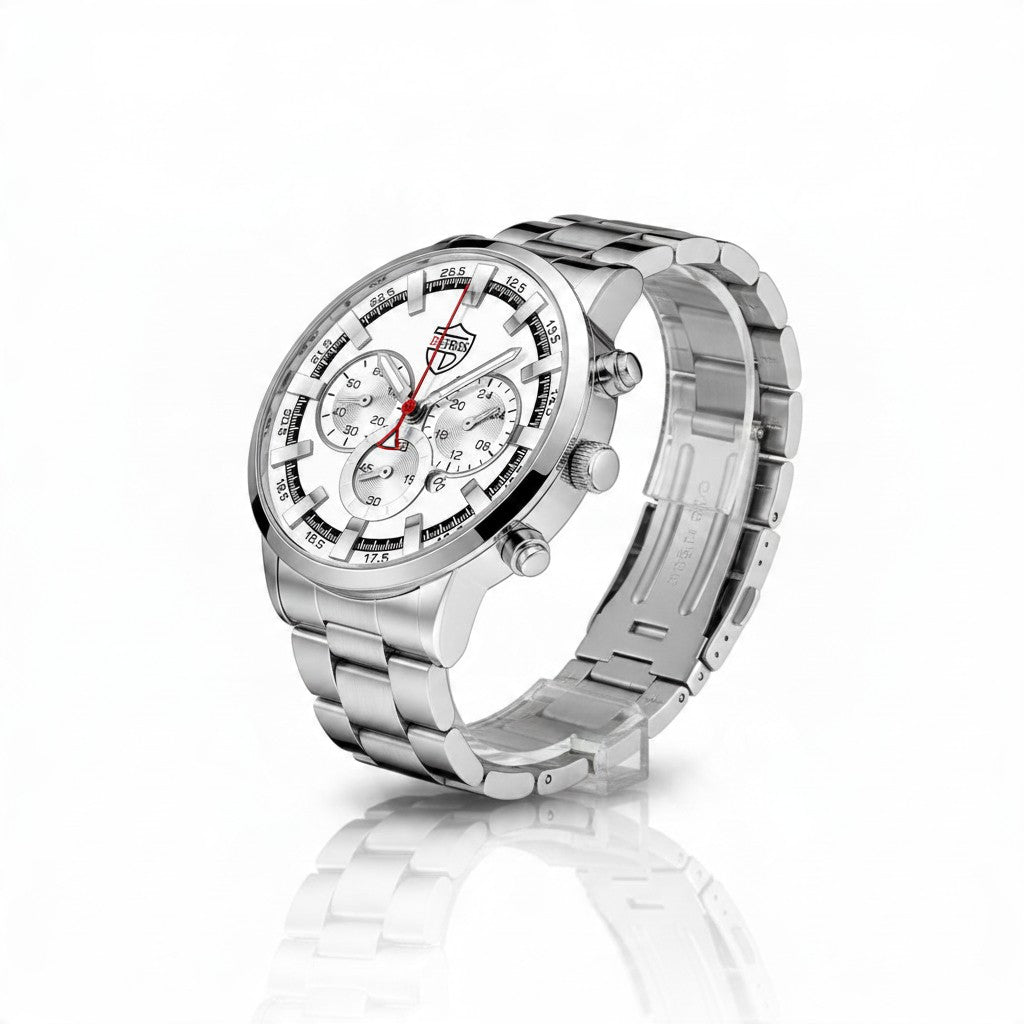Montre Homme Quartz – Bracelet Acier Inoxydable