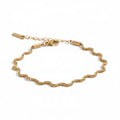 Collier Chaîne Acier & Plaqué Or – Bijou Tendance Femme