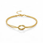Bracelet Chaîne Serpent Nouée – Acier Inoxydable