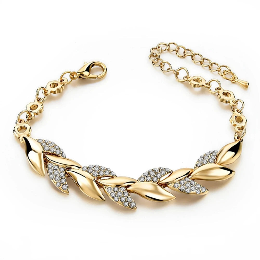 Bracelet chaîne en argent 925 et zircon
