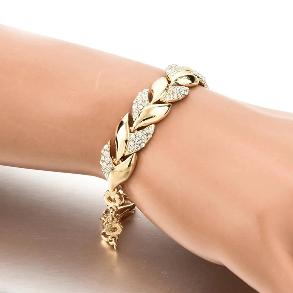 Bracelet chaîne en argent 925 et zircon
