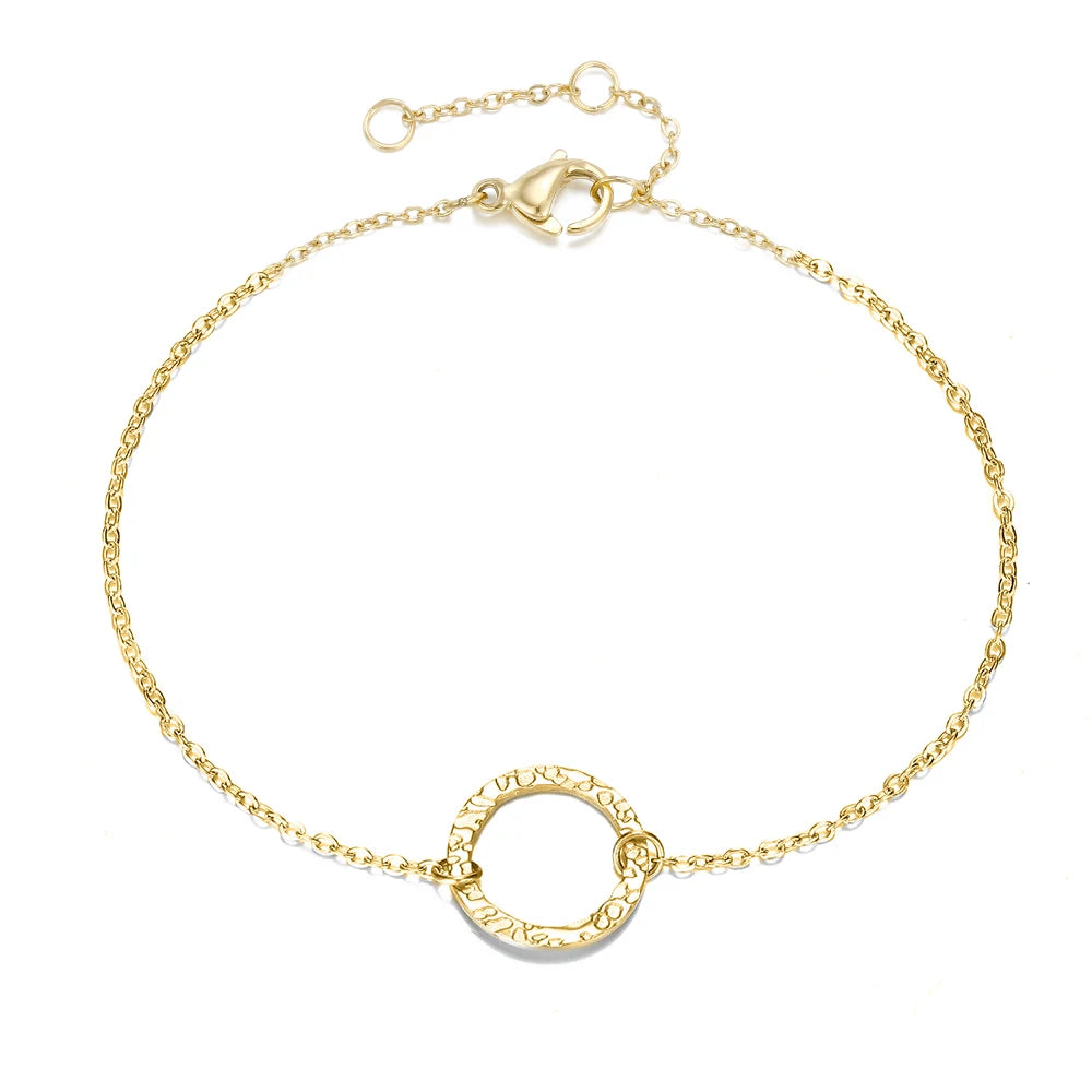 Bracelet Chaîne Fine Minimaliste – Acier Inoxydable