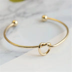 Bracelet Manchette Torsadé Vintage – Acier Inoxydable