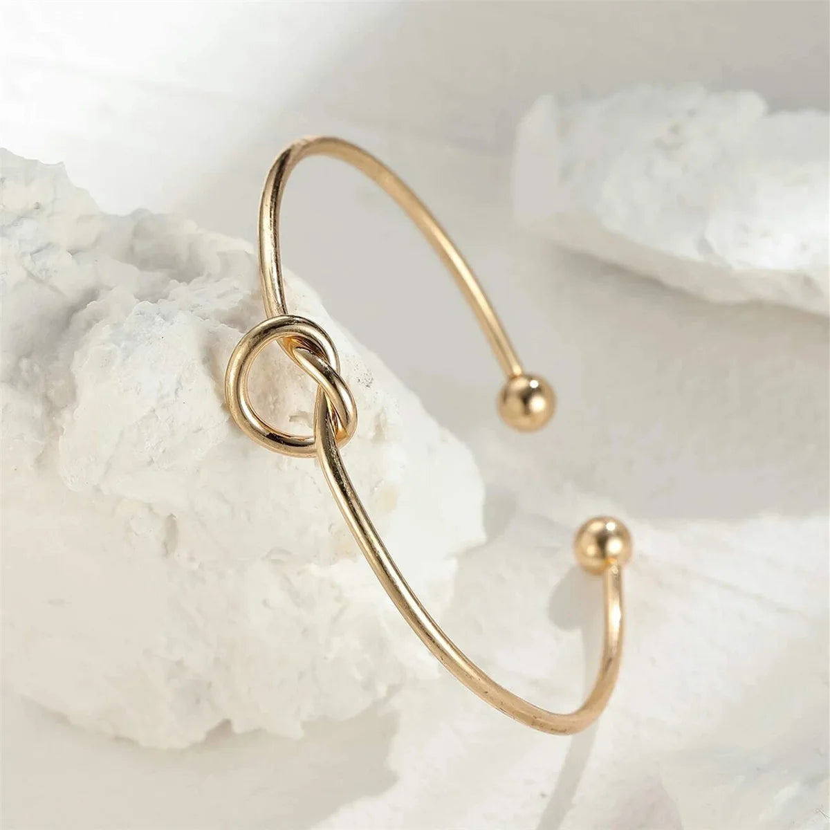 Bracelet Manchette Torsadé Vintage – Acier Inoxydable
