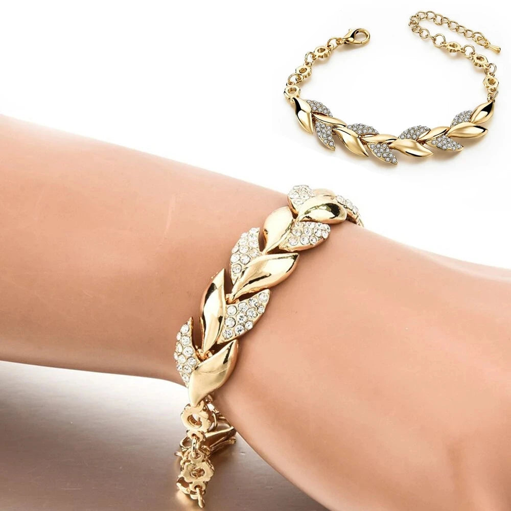 Bracelet chaîne en argent 925 et zircon