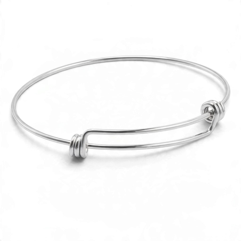 Bracelet Serpent Tendance en Acier Inoxydable — Femme, Ajustable & Doré ou Argenté
