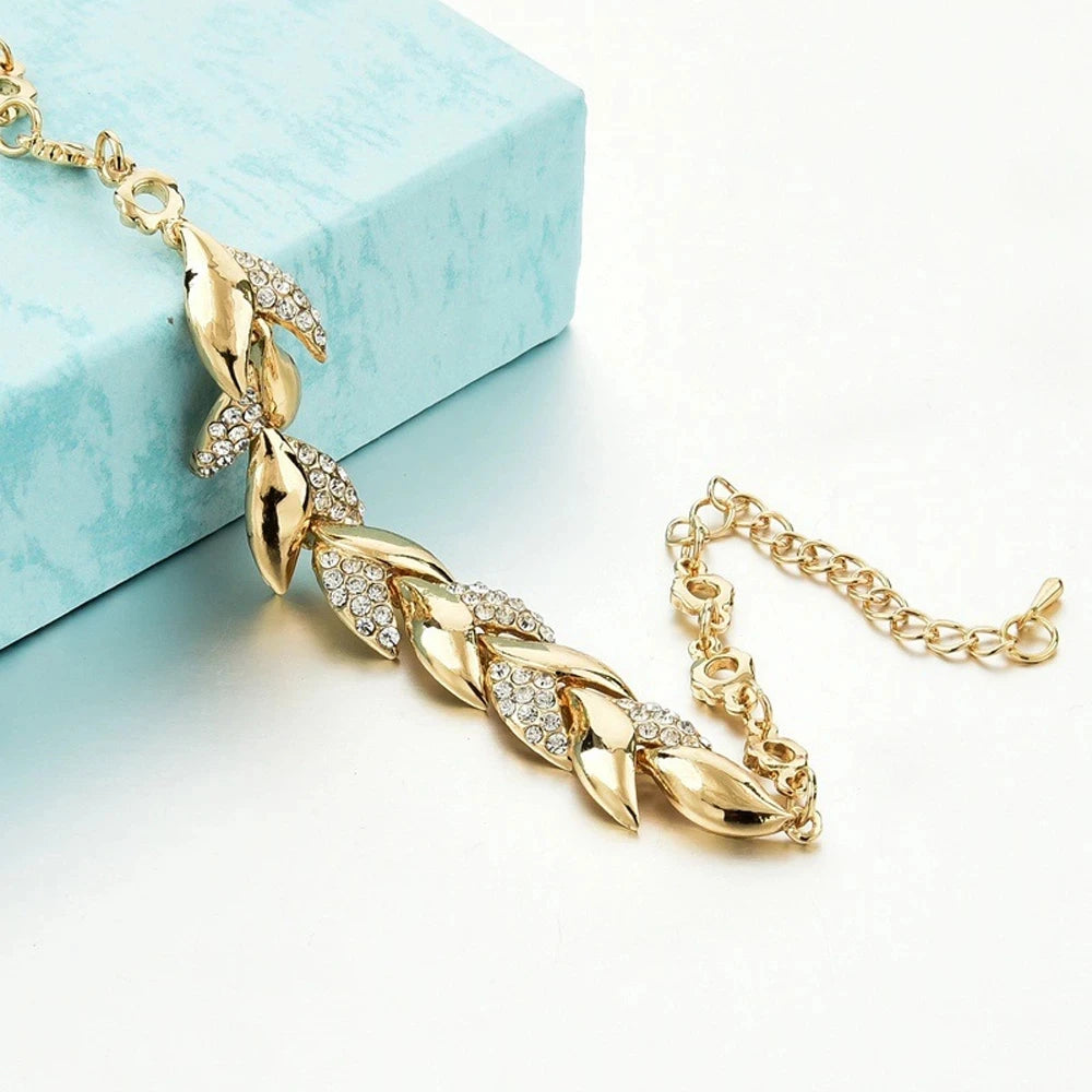 Bracelet chaîne en argent 925 et zircon