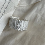 Bague Argent — Géométrique, Zircon & Ajustable