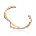 Bracelet Jonc Texturé Effet Métal – Style Coréen Minimaliste | Femme