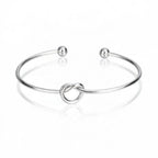 Bracelet Manchette Torsadé Vintage – Acier Inoxydable