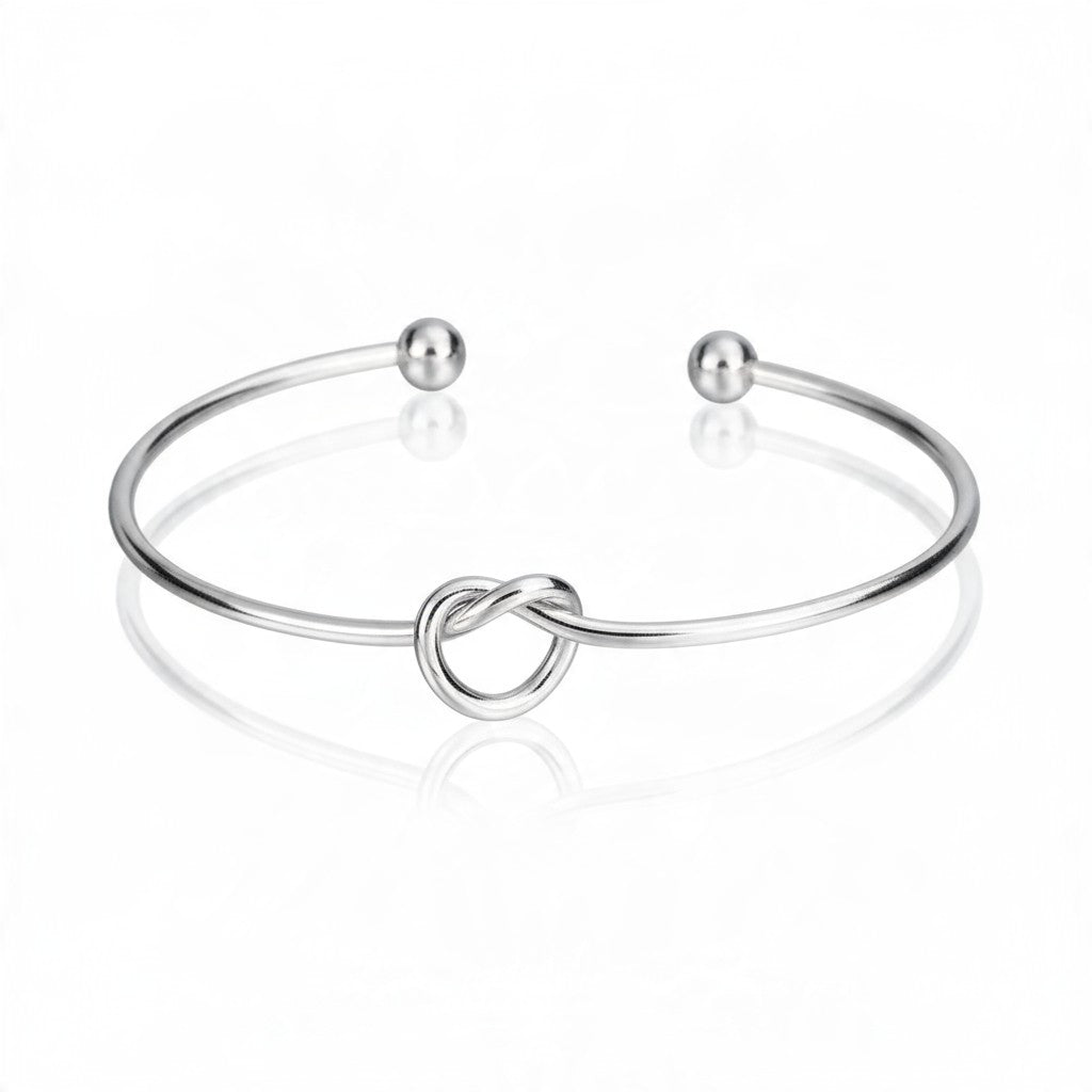 Bracelet Manchette Torsadé Vintage – Acier Inoxydable