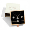 Parure ZAKOL 3 pièces en zircone avec coffret